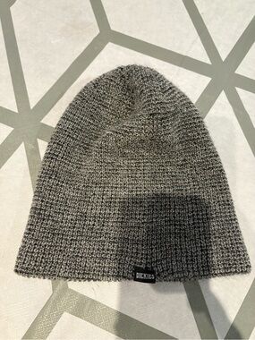 Dickies Gray Ribbed Knit Beanie